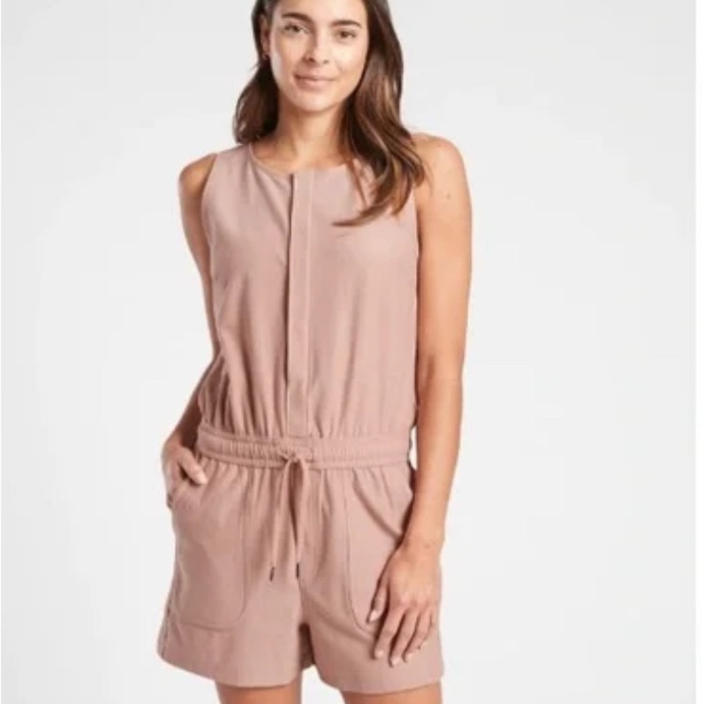 Athleta‎ Farallon Blush Sleeveless Romper